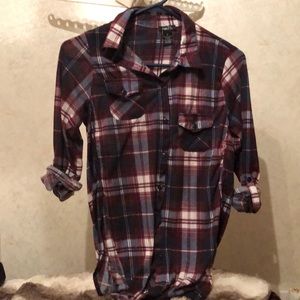 Rue21 plaid half sleeve shirt